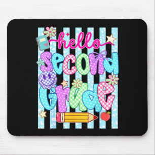 Hello second grade team 2nd grade back to school mouse mat