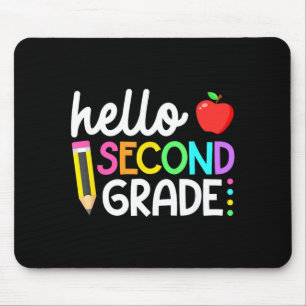 Hello Second Grade Team 2nd Grade Back to School Mouse Mat