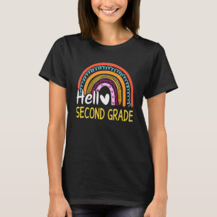 Hello Second Grade Team 2nd Grade Back To School T-Shirt