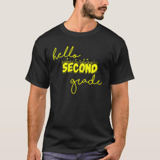 Hello Second Grade Team 2nd Grade Back To School T T-Shirt