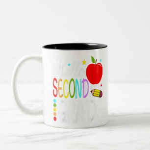 Hello Second Grade Team 2nd Grade Back to School T Two-Tone Coffee Mug
