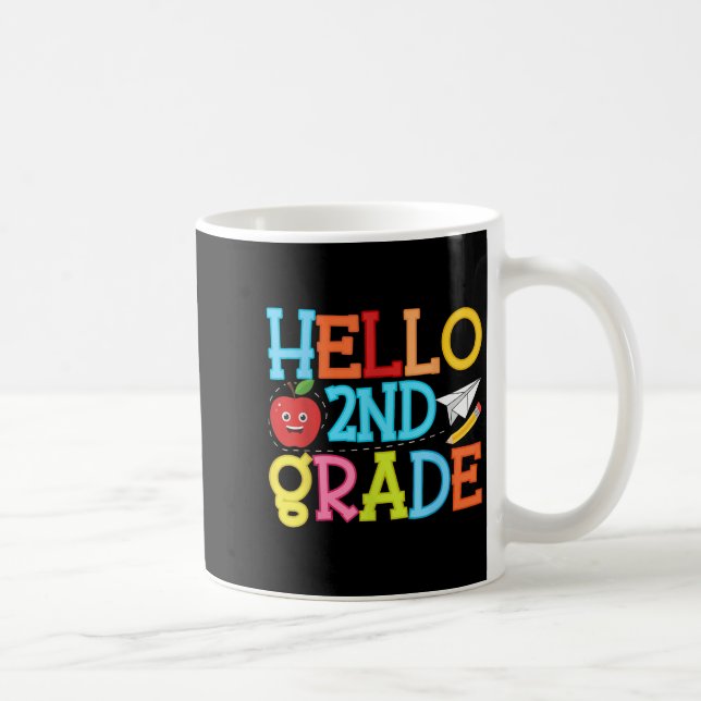 Hello Second Grade Team Back To School  Coffee Mug (Right)