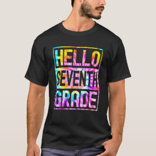 Hello Seventh Grade Back to School 7th Grade Teach T-Shirt