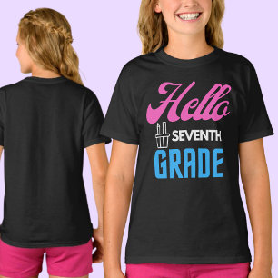 Hello Seventh Grade, Back To School                T-Shirt