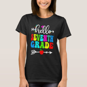 Hello Seventh Grade Team 7th Grade Back To School  T-Shirt