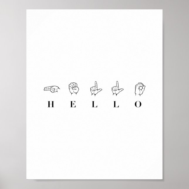 Hello Sign Language (Front)
