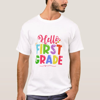 Hello Sixth Grade Back to School 6th Day of School T-Shirt