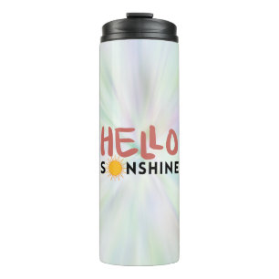Hello Sonshine, Sun Rays, Summer vibes Thermal Tumbler