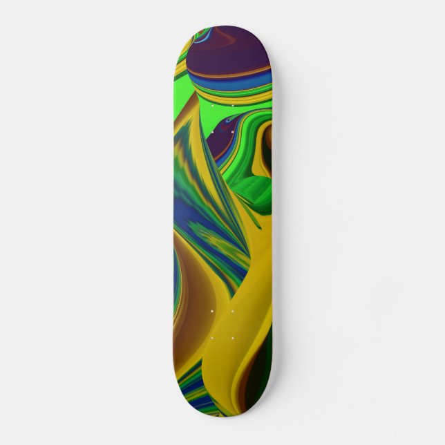 Hello Spring and Hello Sunshine! Abstrakt Skateboard (Front)