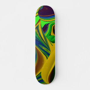 Hello Spring and Hello Sunshine! Abstrakt Skateboard