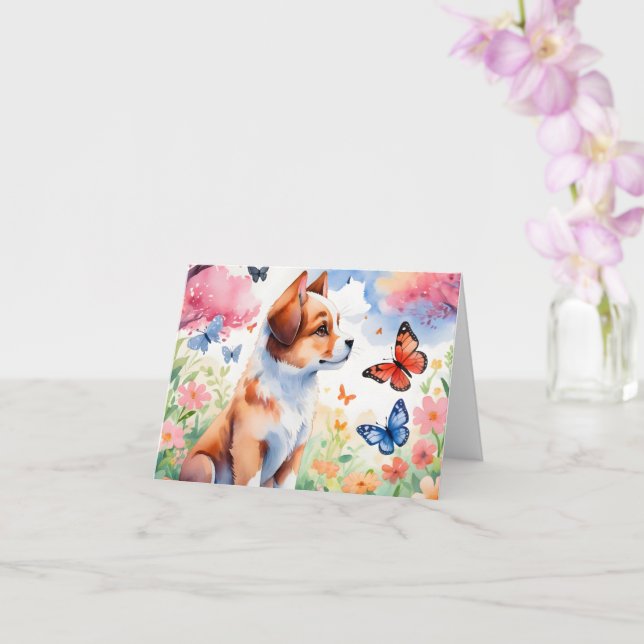 Hello Spring Card (Orchid)