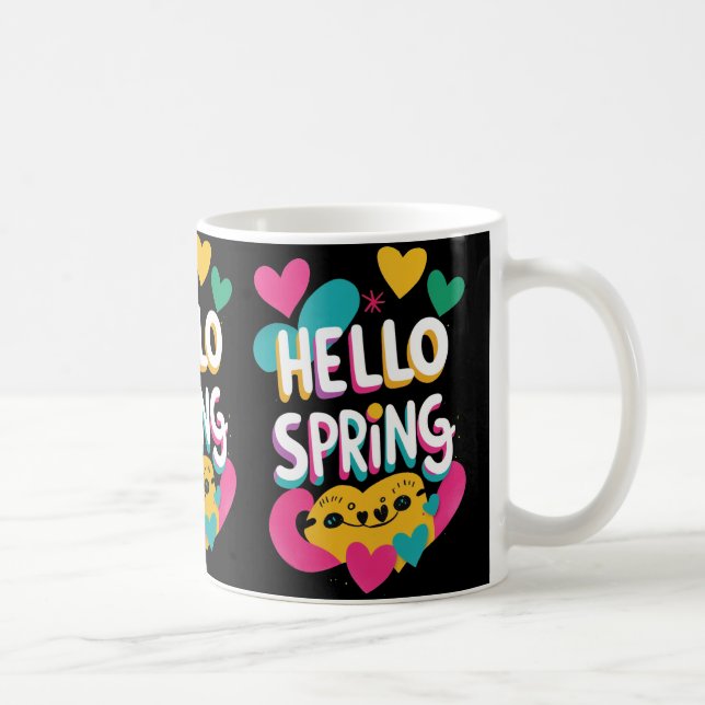 Hello Spring Coffee Mug (Right)