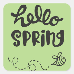 Hello Spring is in the Air Stickers