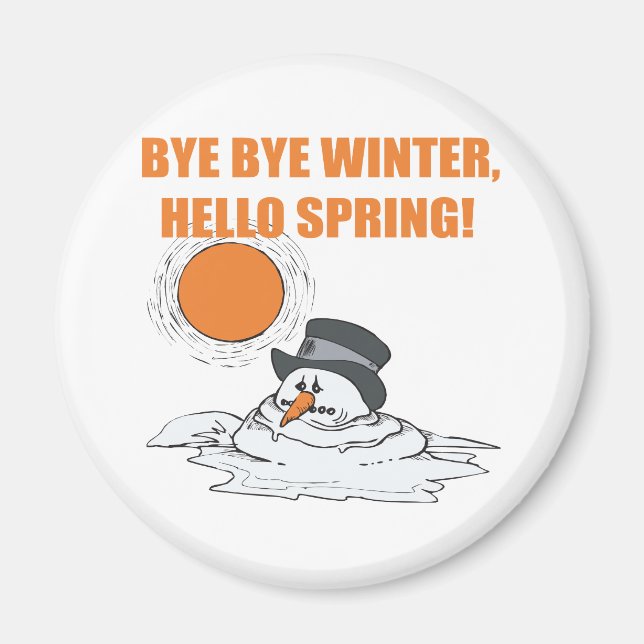 Hello Spring Magnet (Front)