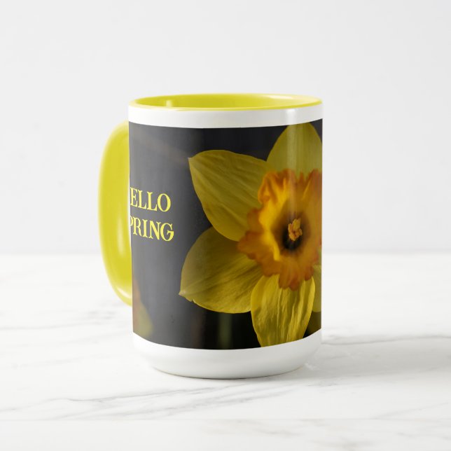 Hello Spring Mug (Front Left)