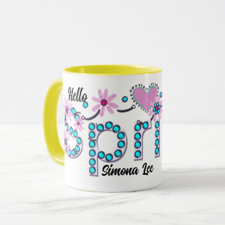 Hello Spring Personalised gift Mug