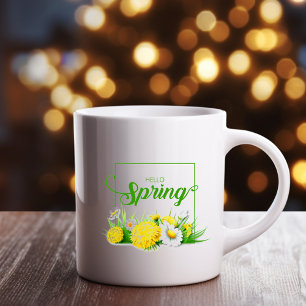 Hello Spring Season Two-Tone Coffee Mug