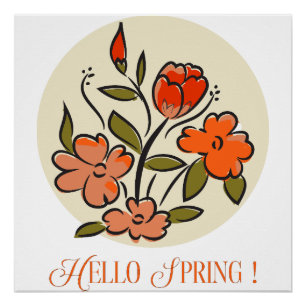 Hello Spring Sign