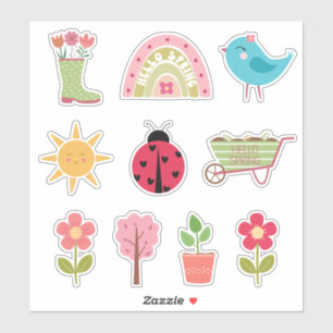 Hello Spring Sticker