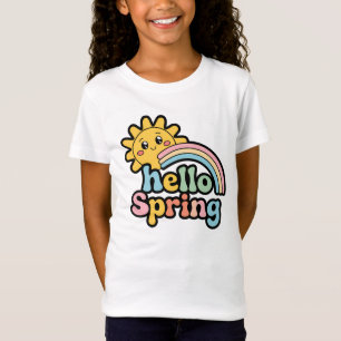 Hello Spring: Sun, Rainbow and Good Mood T-Shirt