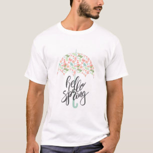 Hello Spring Umbrella T-Shirt