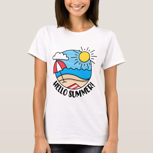 Hello Summer 2 T-Shirt (Front)