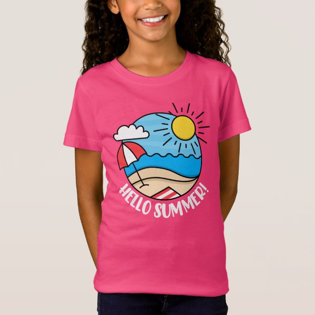 Hello Summer 2 T-Shirt (Front)