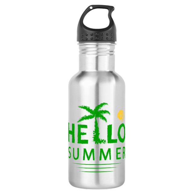 Hello Summer 710 Ml Water Bottle (Front)
