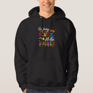 Hello Summer A Beach Vacay Summertime Holiday Hoodie