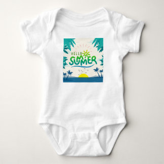 Hello Summer Baby Bodysuit