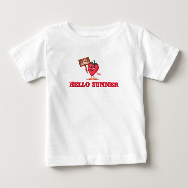 Hello summer  baby T-Shirt (Front)