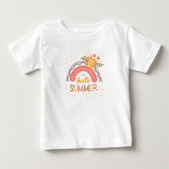 Hello summer  baby T-Shirt (Front)