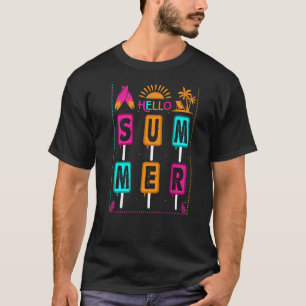Hello Summer Beach For Frozen Sweet Fan T-Shirt