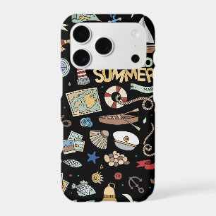 Hello Summer Beach Nautical Fun Tropic