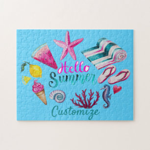 Hello Summer Beach Thunder-Cove  Jigsaw Puzzle