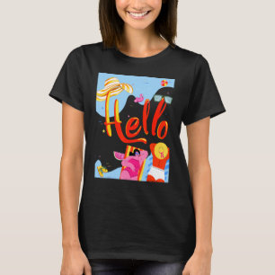 Hello Summer Bikini Time Slipper Flamingo Melon Ba T-Shirt