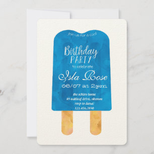 Hello Summer Birthday Party Invitation