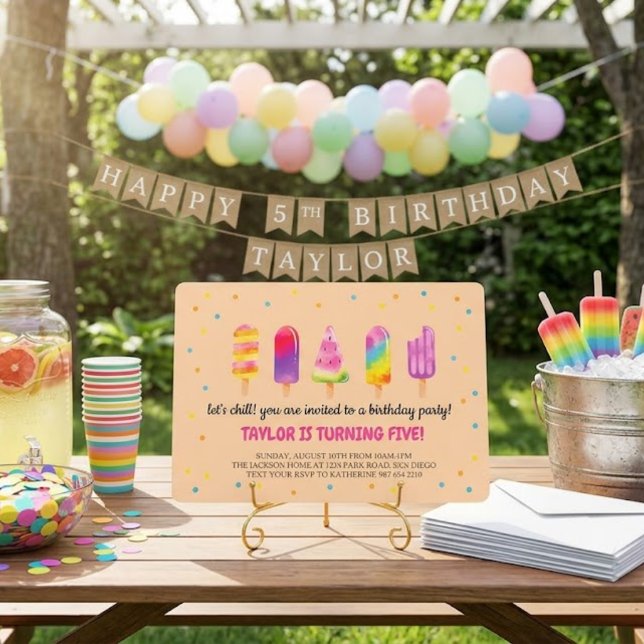 Hello Summer Birthday Party Invitation (Creator Uploaded)