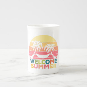 HELLO SUMMER BONE CHINA MUG