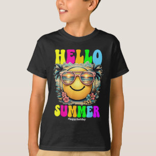 Hello Summer Boy Girls Last Day Of School End Of S T-Shirt