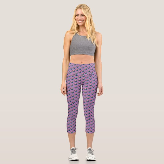 Hello Summer Capri Leggings (Front)