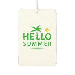 Hello Summer Car Air Freshener
