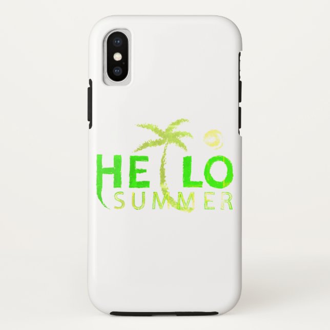 Hello Summer Case-Mate iPhone Case (Back)