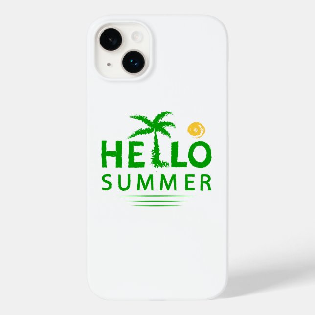 Hello Summer Case-Mate iPhone Case (Back)