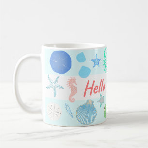 Hello Summer Coastal Coffee Mug