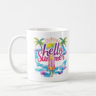 Hello summer coffee mug