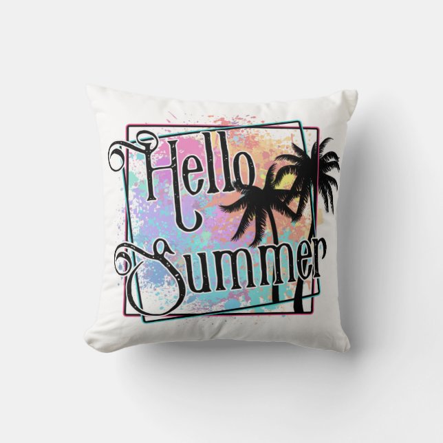 Hello summer cushion (Front)