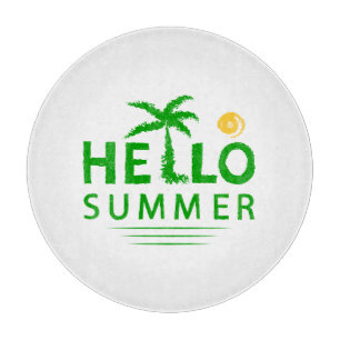 Hello Summer Cutting Board
