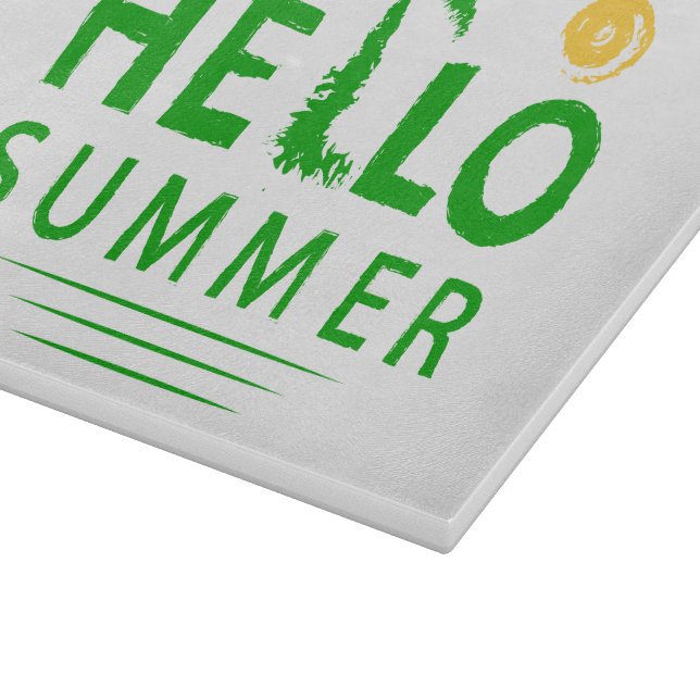 Hello Summer Cutting Board (Corner)