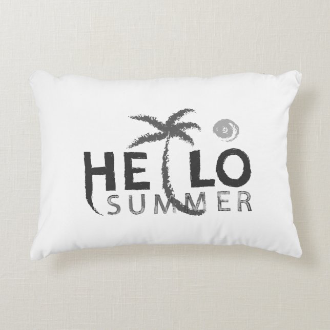 Hello Summer Decorative Cushion (Front)